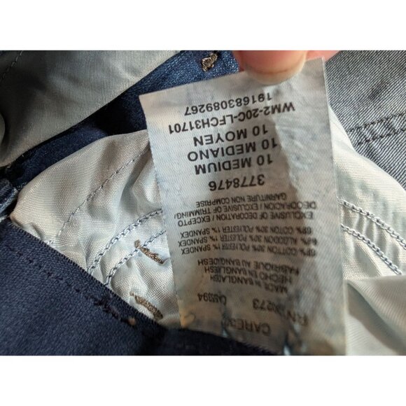 Lee Regular Fit Mid Rise Denim Shorts Size 10 Medium Blue - Picture 3 of 4